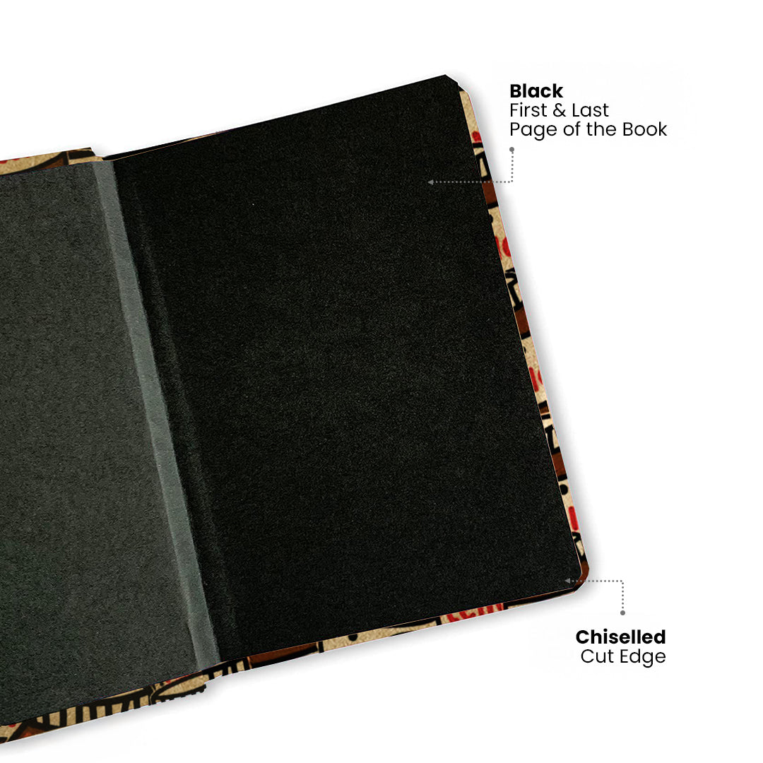 CHOCO PATTERN - Handcrafted Diary MOOCH DESIGN STUDIO