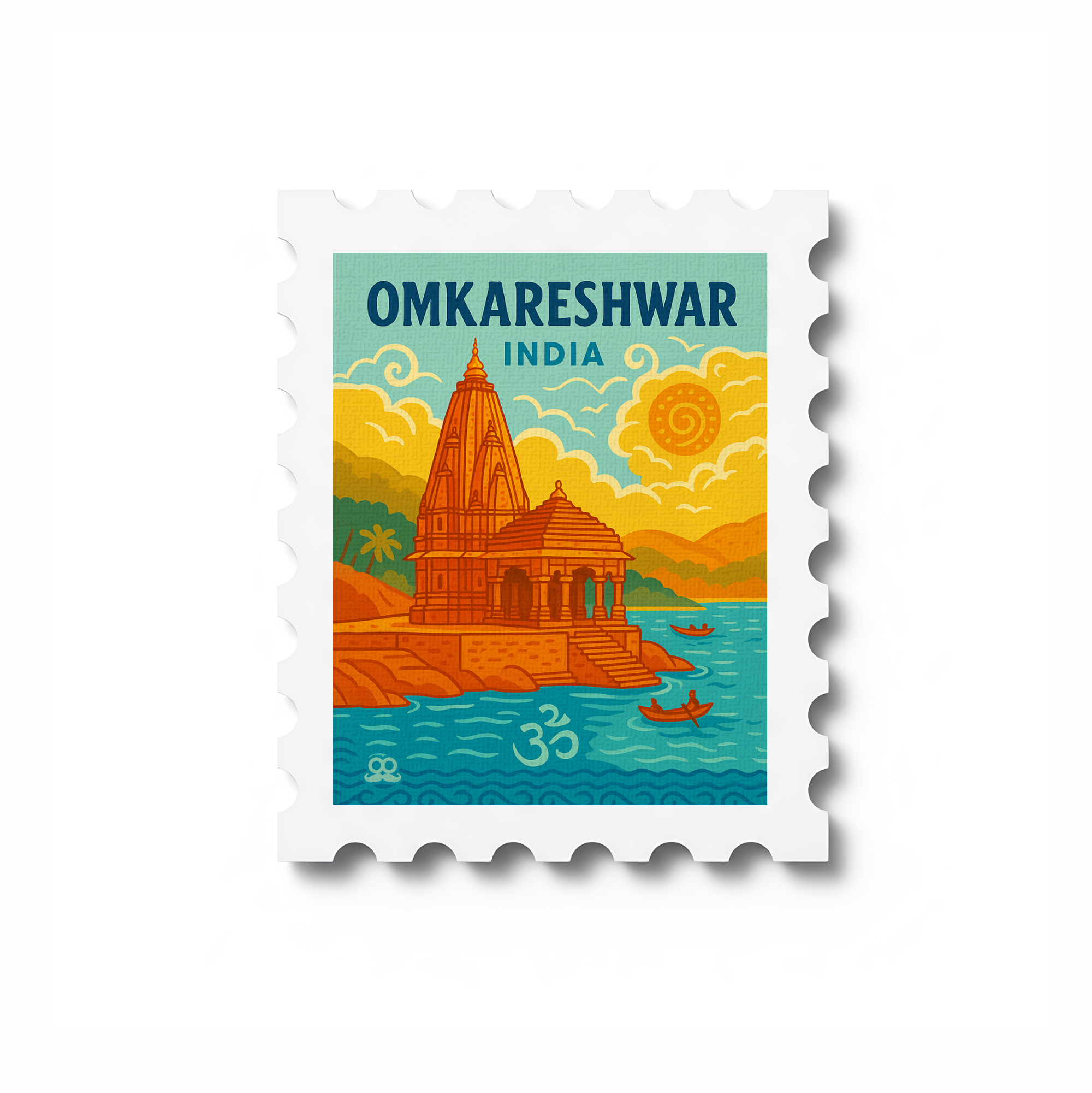 Omkareshwar - Stamp Magnet MOOCH DESIGN STUDIO LLP