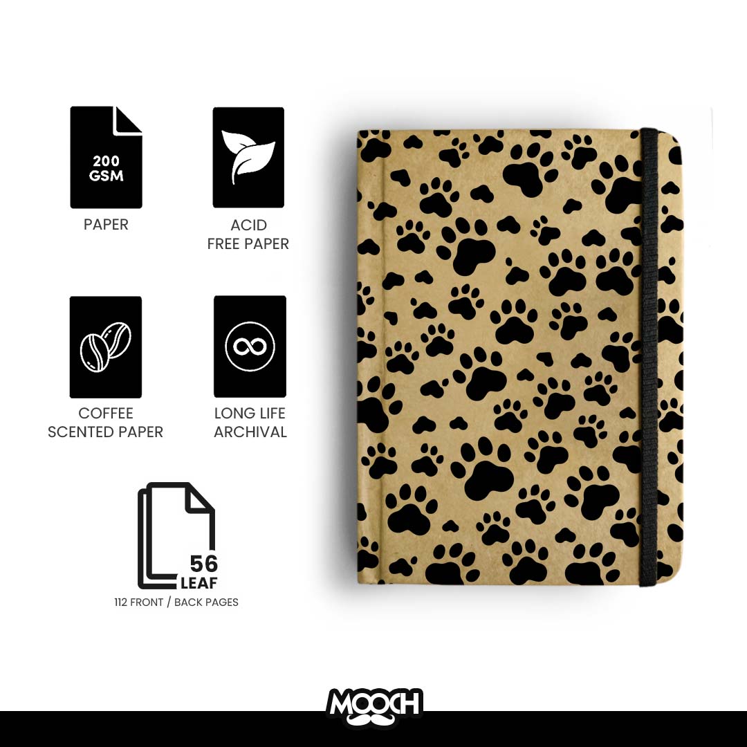 PAW PRINT - Handcrafted Diary MOOCH DESIGN STUDIO