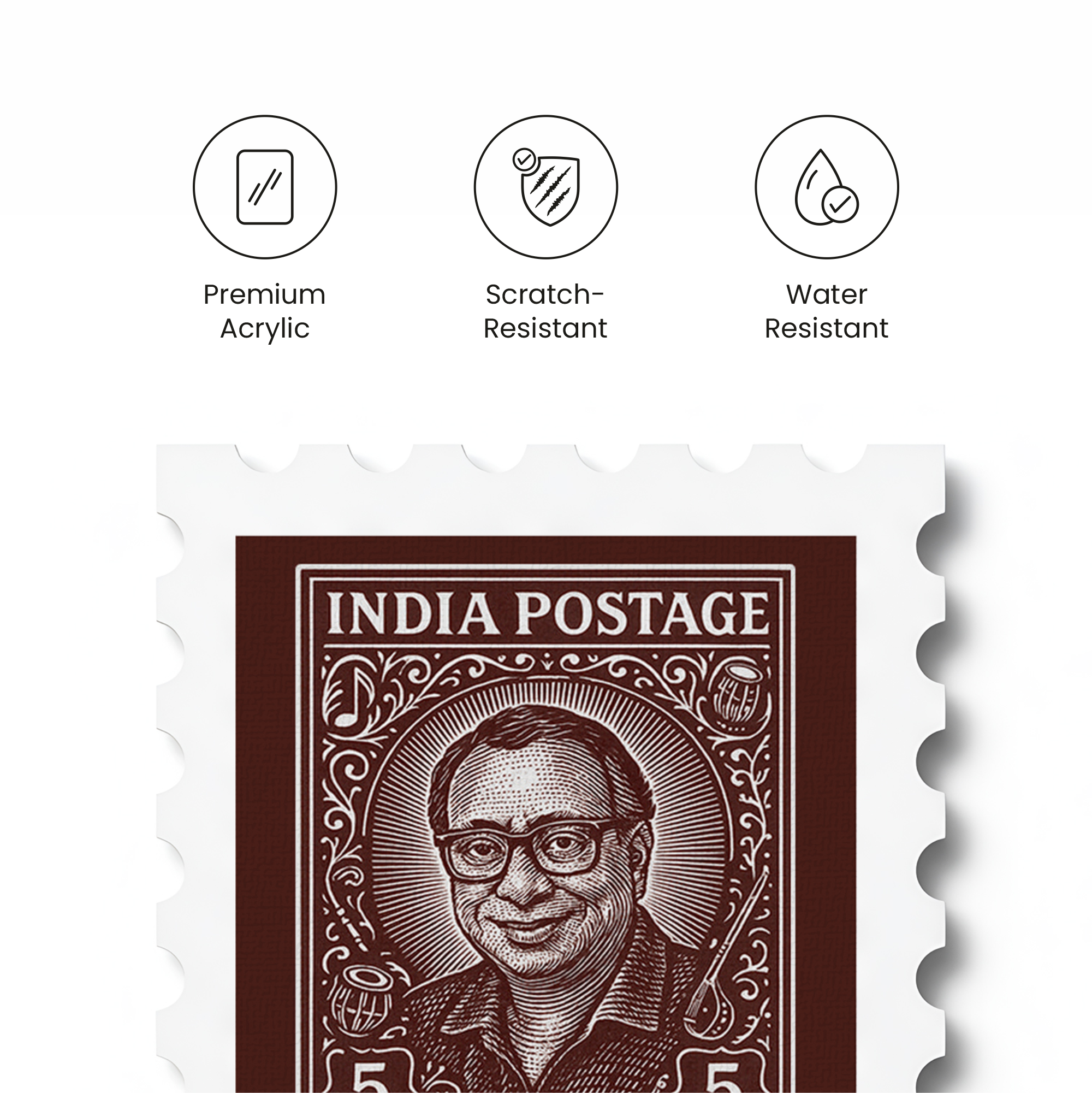 R.D. Burman - Stamp Magnet MOOCH DESIGN STUDIO LLP