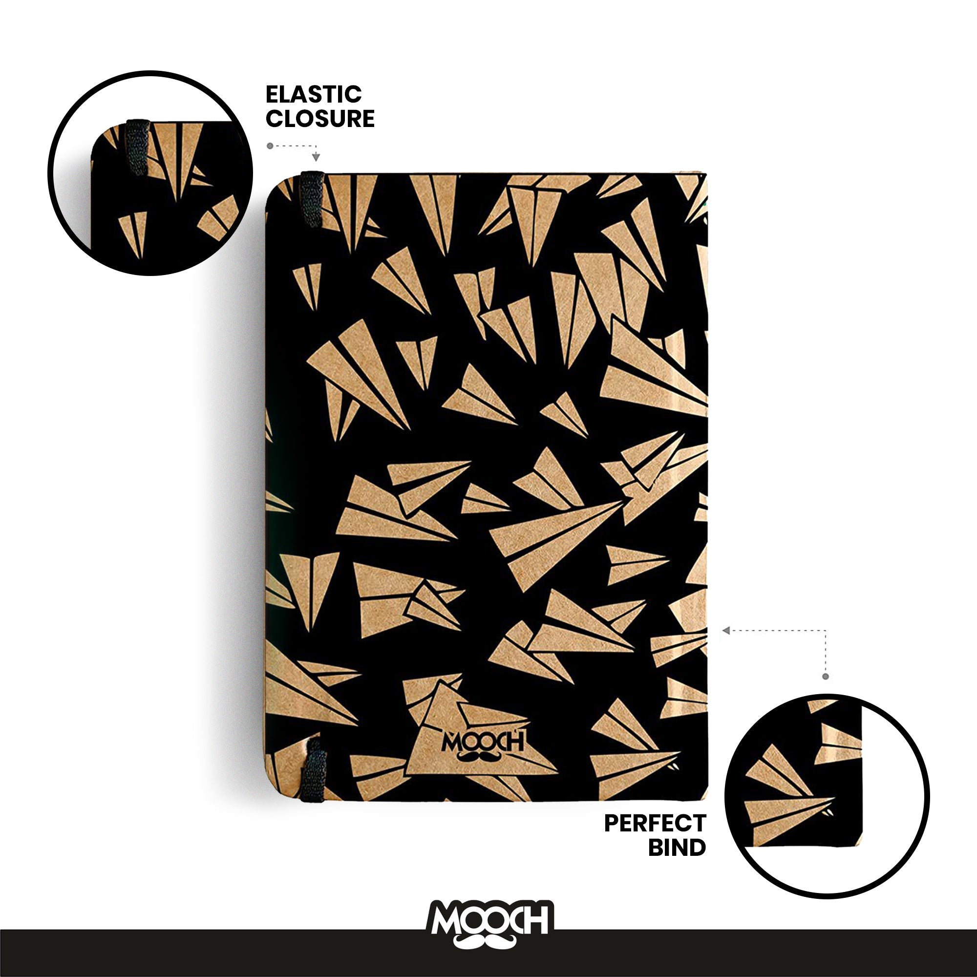 ROCKET PATTERN -Handcrafted Diary MOOCH DESIGN STUDIO