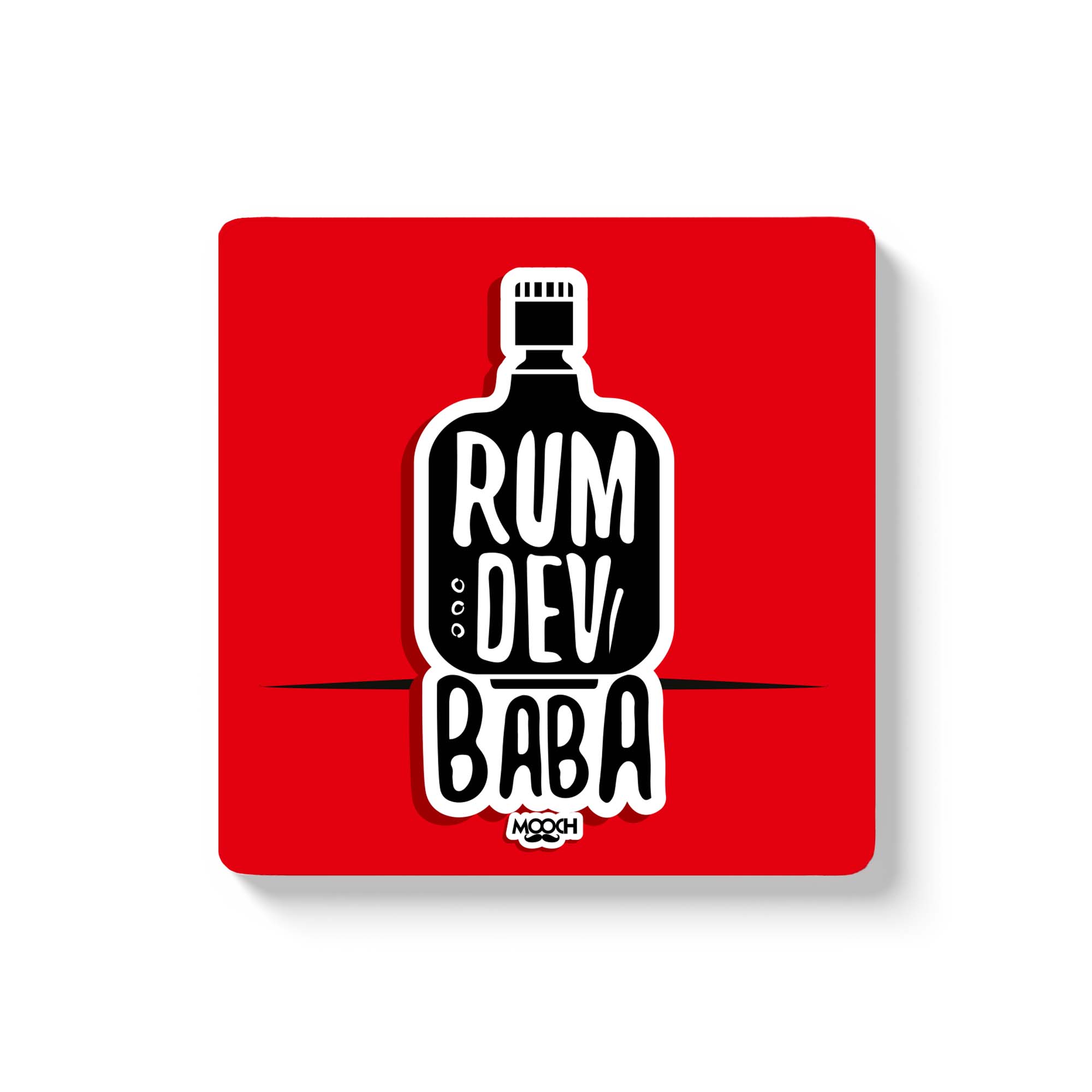 RUM DEV BABA - Fridge Magnet/Tea Coaster MOOCH DESIGN STUDIO