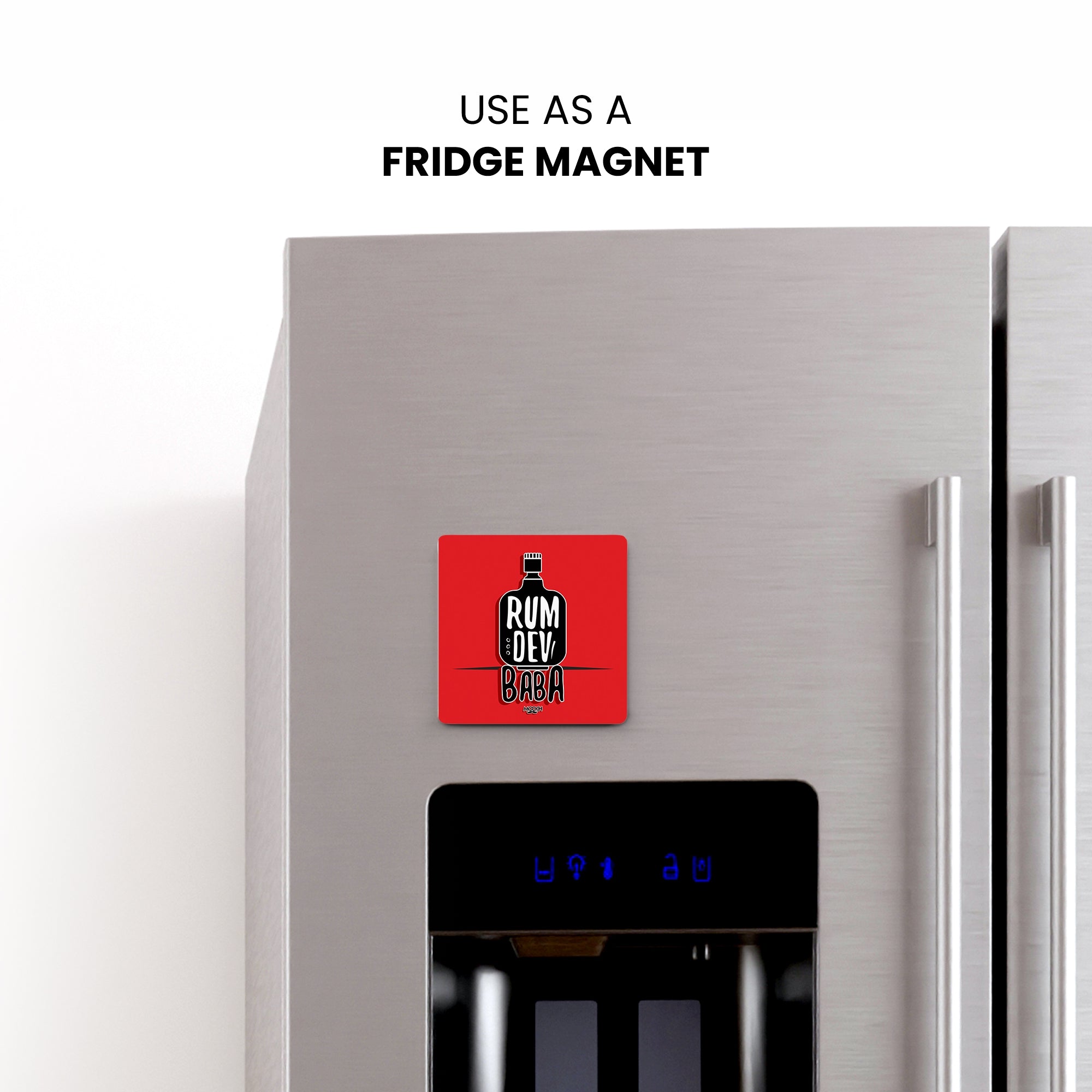 RUM DEV BABA - Fridge Magnet/Tea Coaster MOOCH DESIGN STUDIO