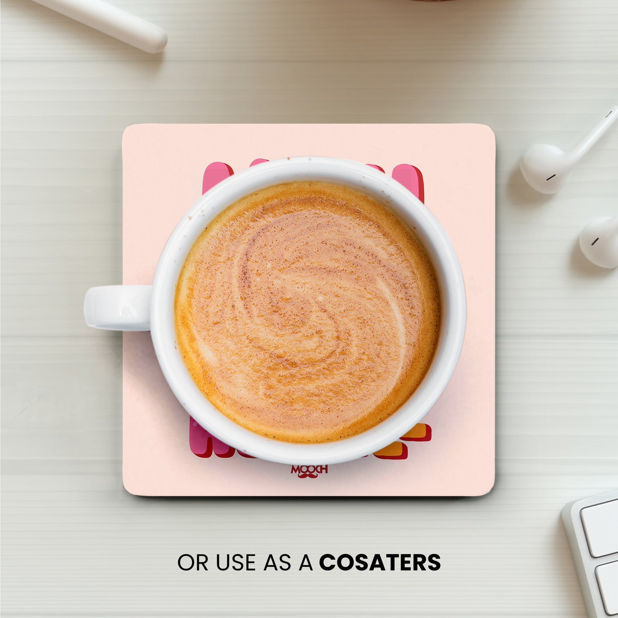 YOU ARE STRONG AS HELL - Fridge Magnet/Tea Coaster MOOCH DESIGN STUDIO