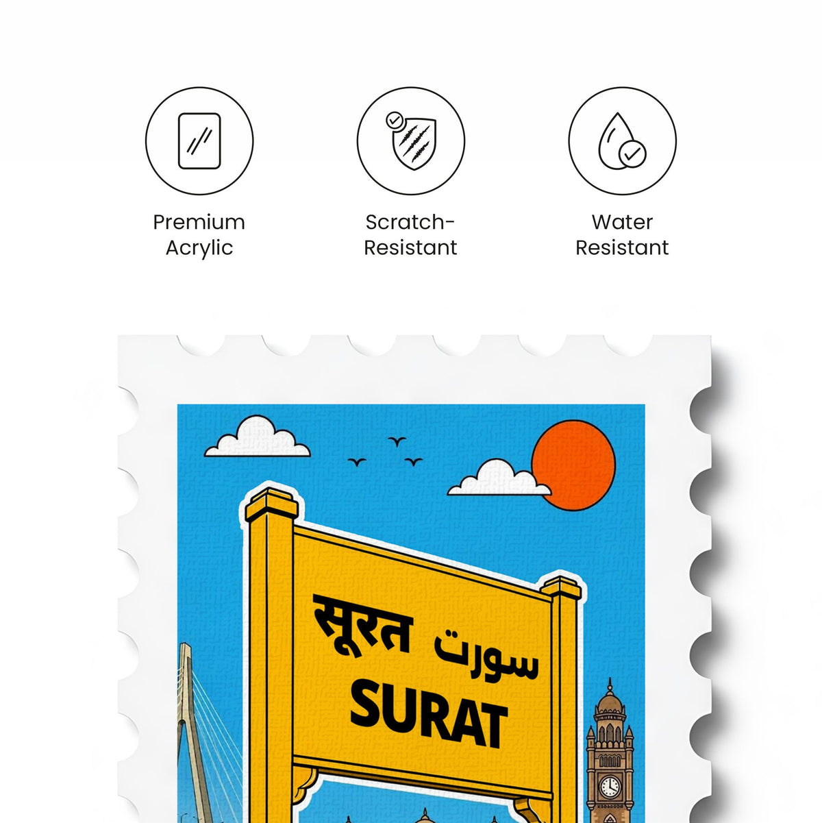 Surat - Magnetic Stamp