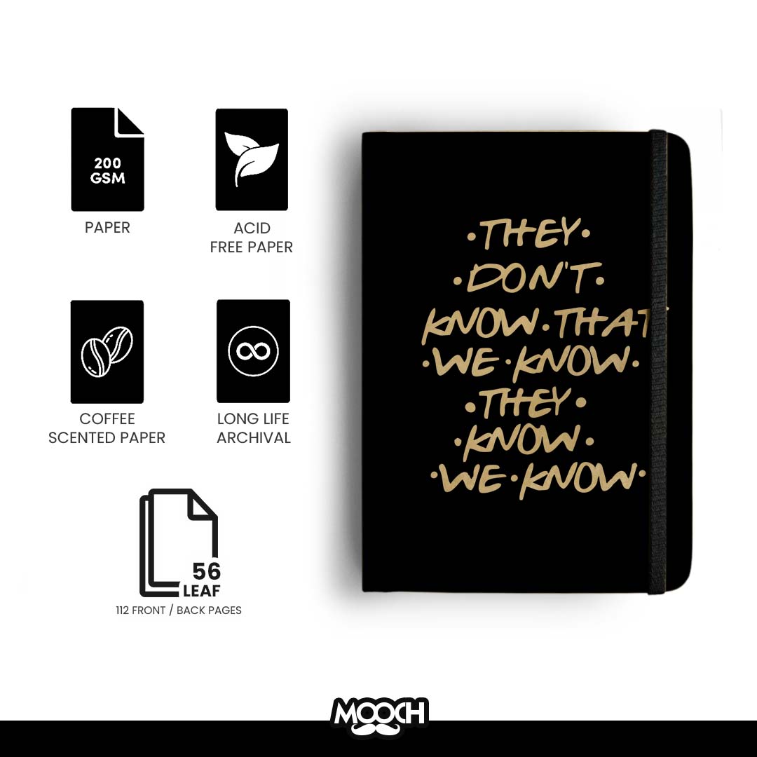 THEY KNOW_FRIENDS - Handcrafted Diary MOOCH DESIGN STUDIO