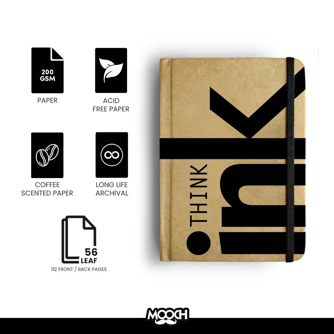 THINK INK - Handcrafted Diary MOOCH DESIGN STUDIO