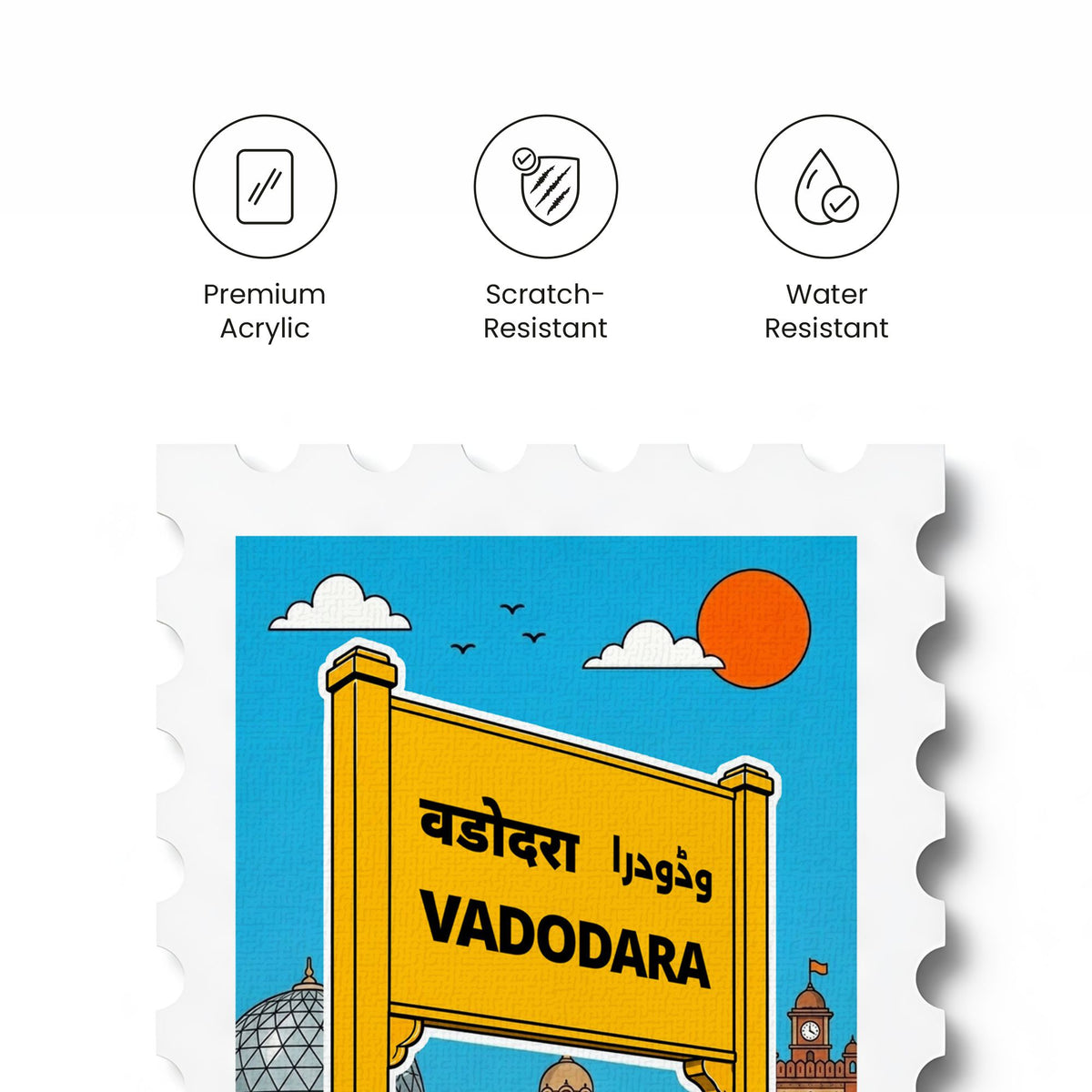 Vadodara - Magnetic Stamp
