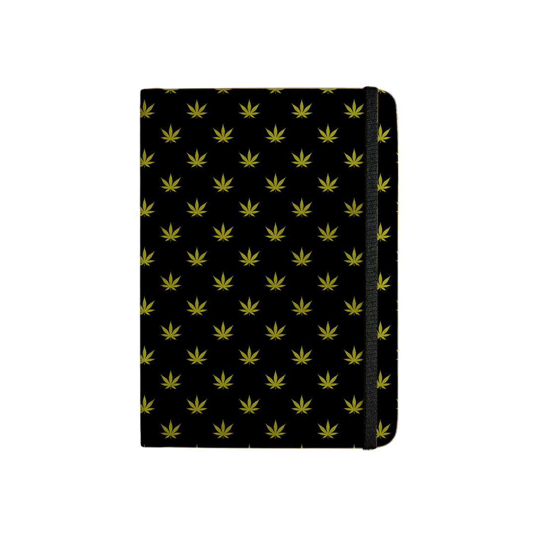 WEED PATTERN - Handcrafted Diary MOOCH DESIGN STUDIO