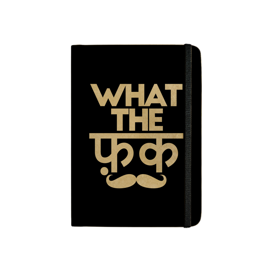 WHAT THE FUCK - Handcrafted Diary MOOCH DESIGN STUDIO