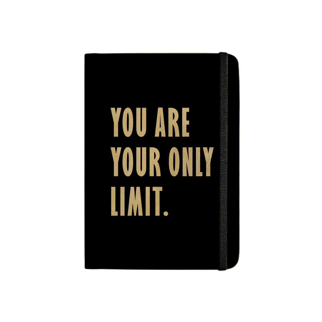 YOU ARE YOUR ONLY LIMIT - Handcrafted Diary MOOCH DESIGN STUDIO