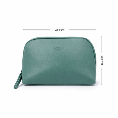 ALL KIND UTILITY VEGAN LEATHER POUCH - MARINE BLUE