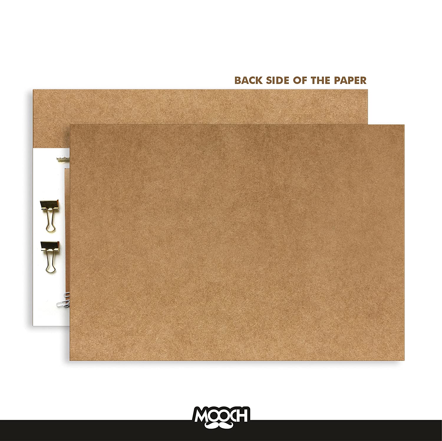 A4 SIZE KHAKI ART SHEETS - 300 GSM PACK OF 25 MOOCH DESIGN STUDIO