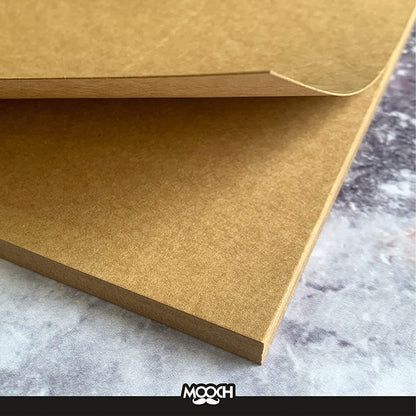 A4 SIZE KHAKI ART SHEETS - 300 GSM PACK OF 25 MOOCH DESIGN STUDIO