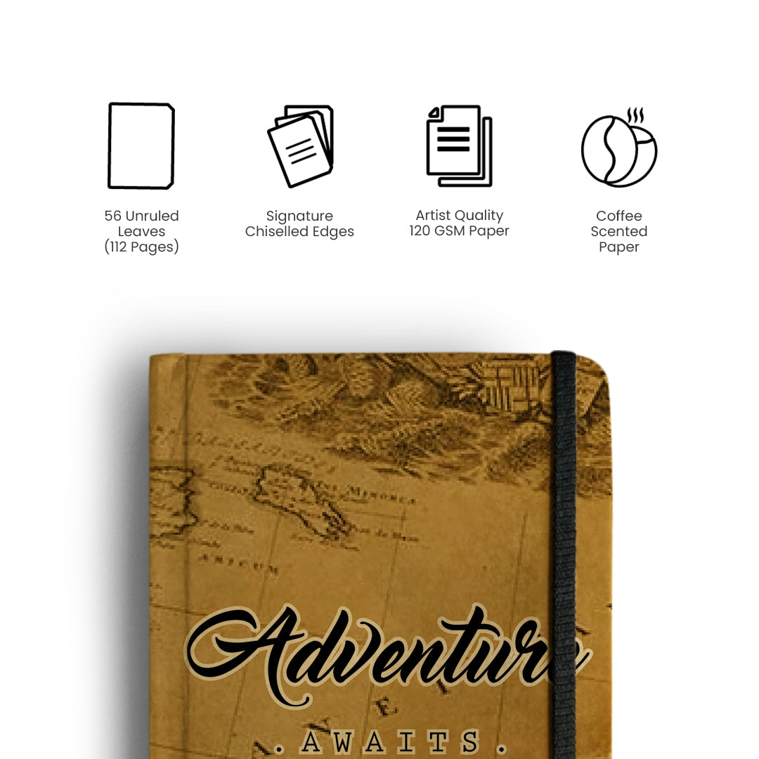 Adventure Awaits - Handcrafted Diary