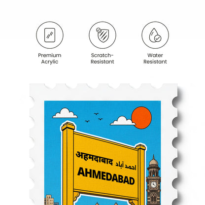 Ahmedabad - Magnetic Stamp