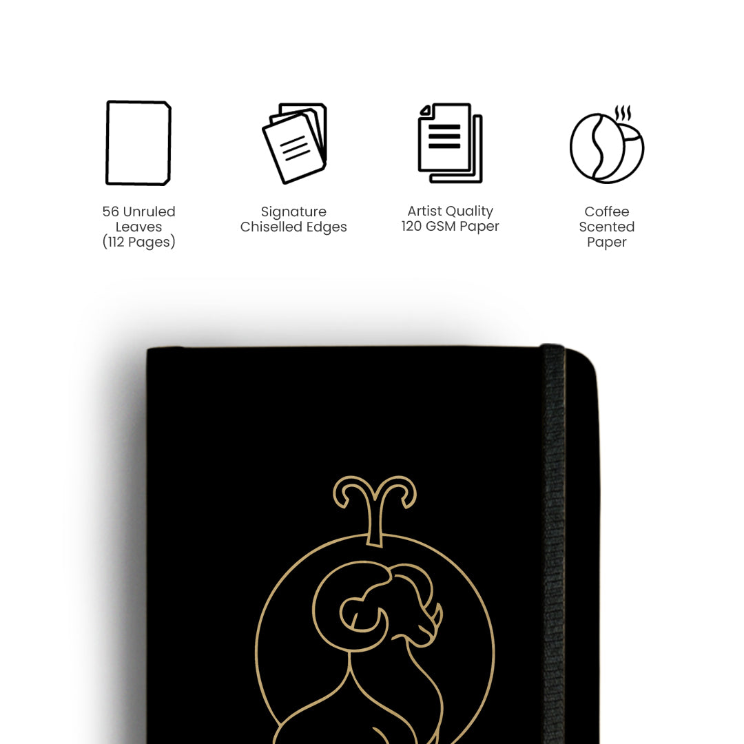 ARIES - Handcrafted Diary MOOCH DESIGN STUDIO