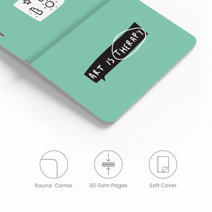 Art Is Therapy - Notebook MOOCH DESIGN STUDIO LLP
