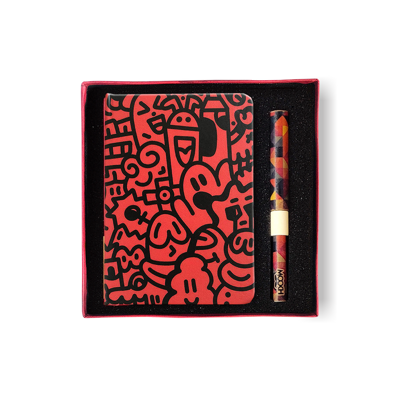 HOLI SPECIAL - DOODLE A6 COMBO SET (RED)