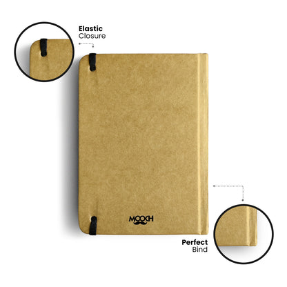 BORN TO TRAVEL - Handcrafted Diary MOOCH DESIGN STUDIO