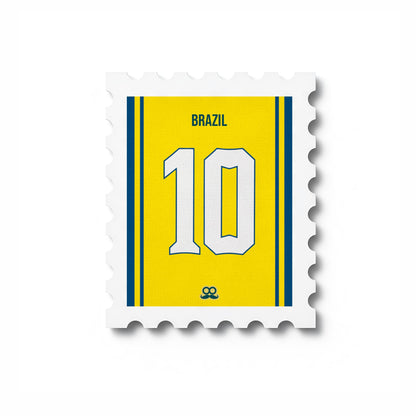 Brazil - Stamp Magnet MOOCH DESIGN STUDIO LLP