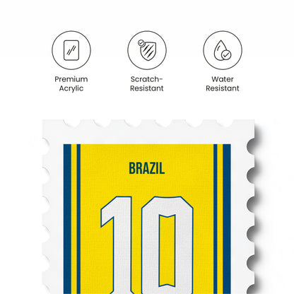 Brazil - Stamp Magnet MOOCH DESIGN STUDIO LLP