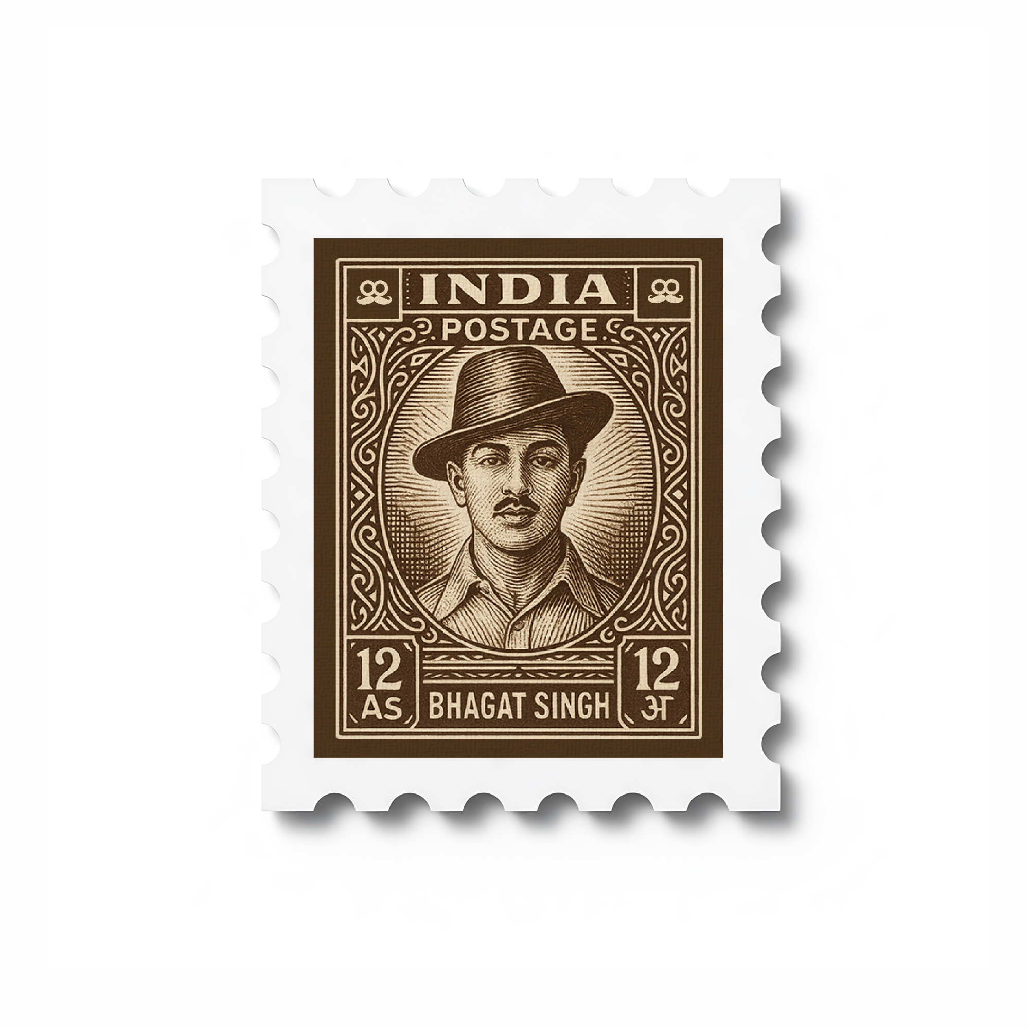 Bhagat Singh - Stamp Magnet MOOCH DESIGN STUDIO LLP