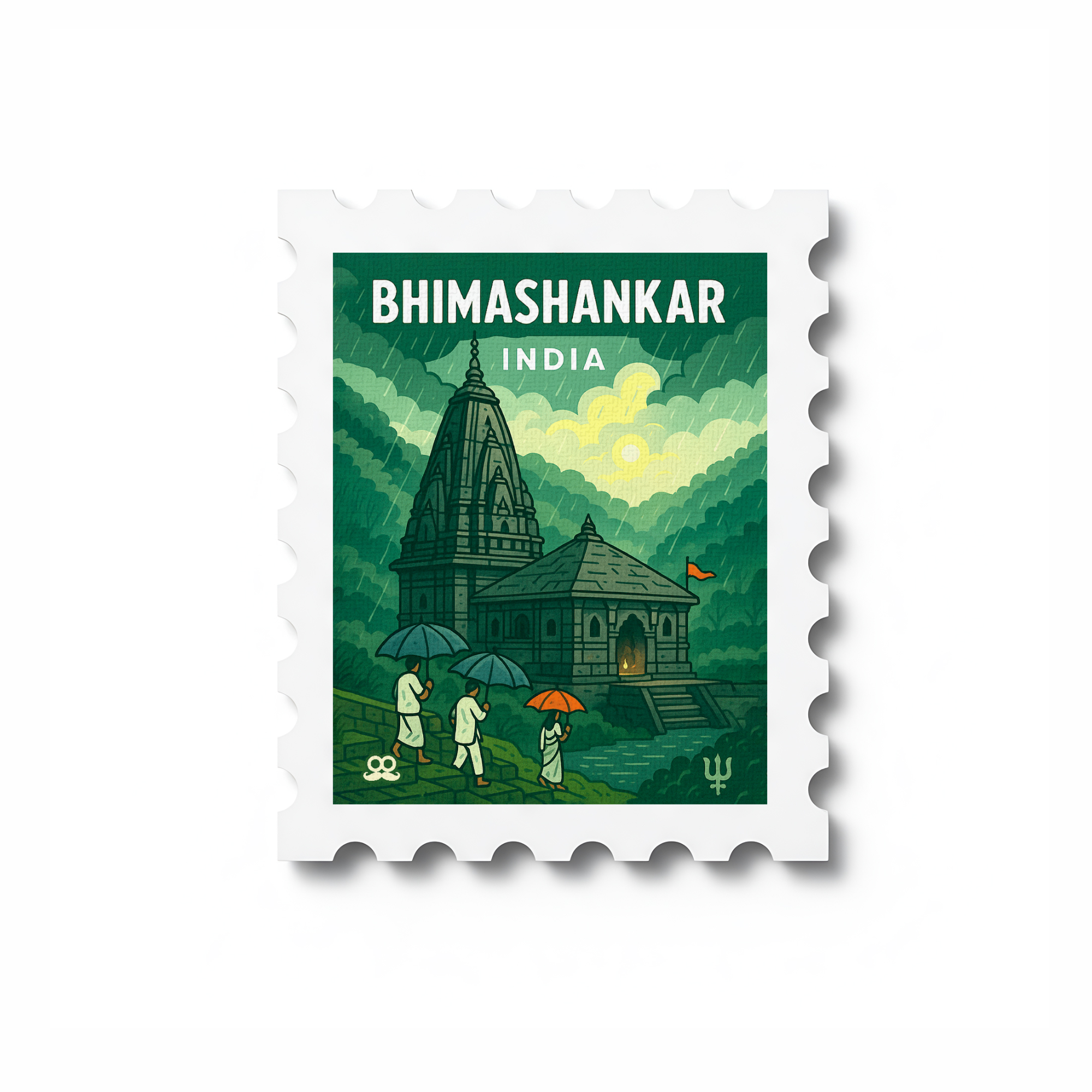 Bhimashankar - Stamp Magnet MOOCH DESIGN STUDIO LLP