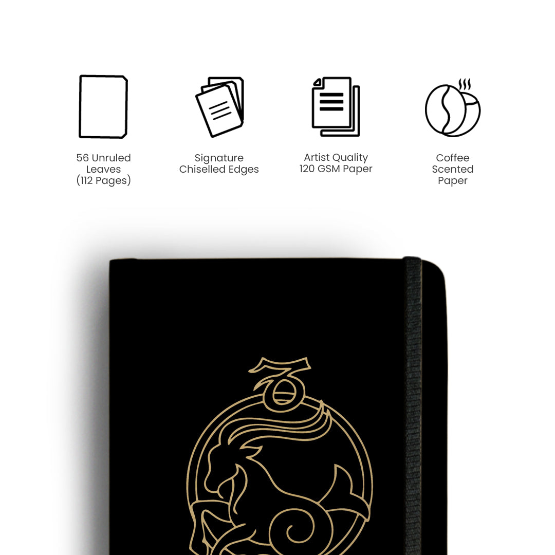 CAPRICORN - Handcrafted Diary MOOCH DESIGN STUDIO