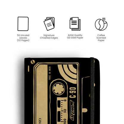 CASSETTE - Handcrafted Diary MOOCH DESIGN STUDIO