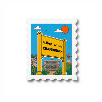 Chandigarh - Magnetic Stamp