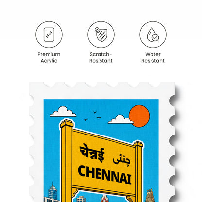 Chennai - Magnetic Stamp