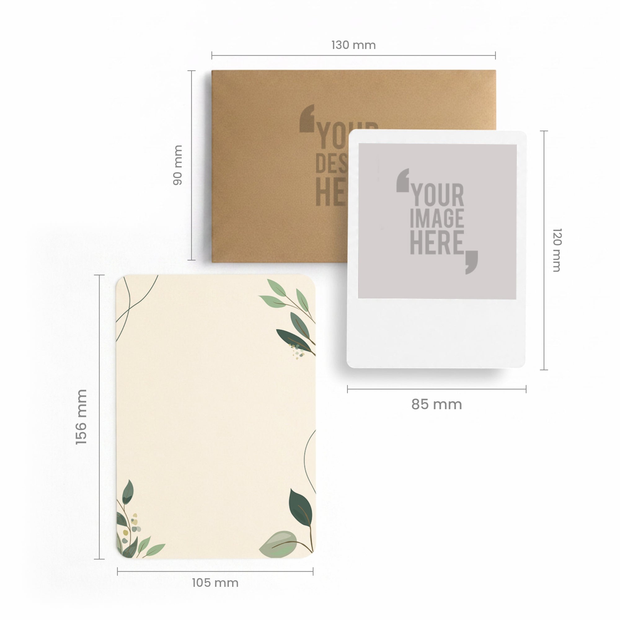 CUSTOMIZED ENVELOPE & POLAROIDS MOOCH DESIGN STUDIO LLP