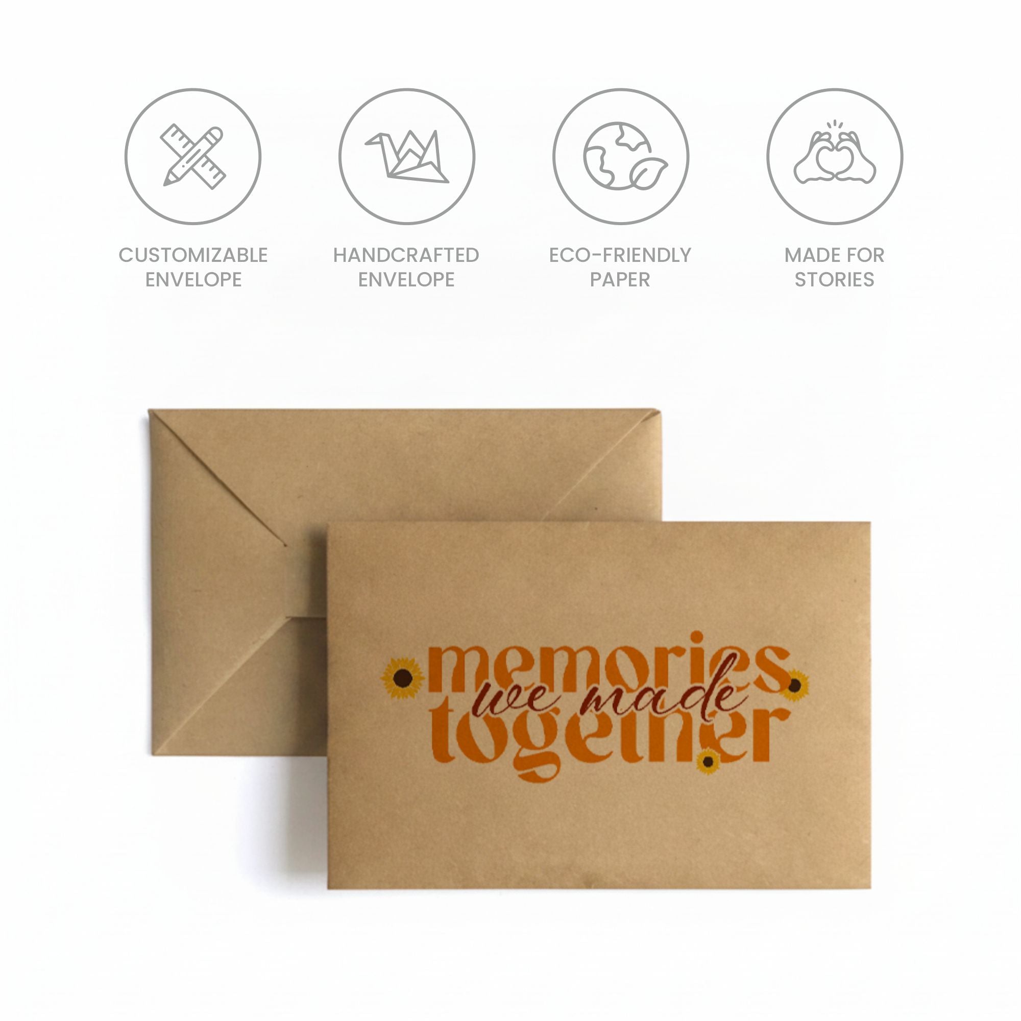 CUSTOMIZED ENVELOPE & POLAROIDS MOOCH DESIGN STUDIO LLP