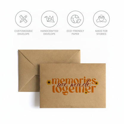 CUSTOMIZED ENVELOPE & POLAROIDS MOOCH DESIGN STUDIO LLP