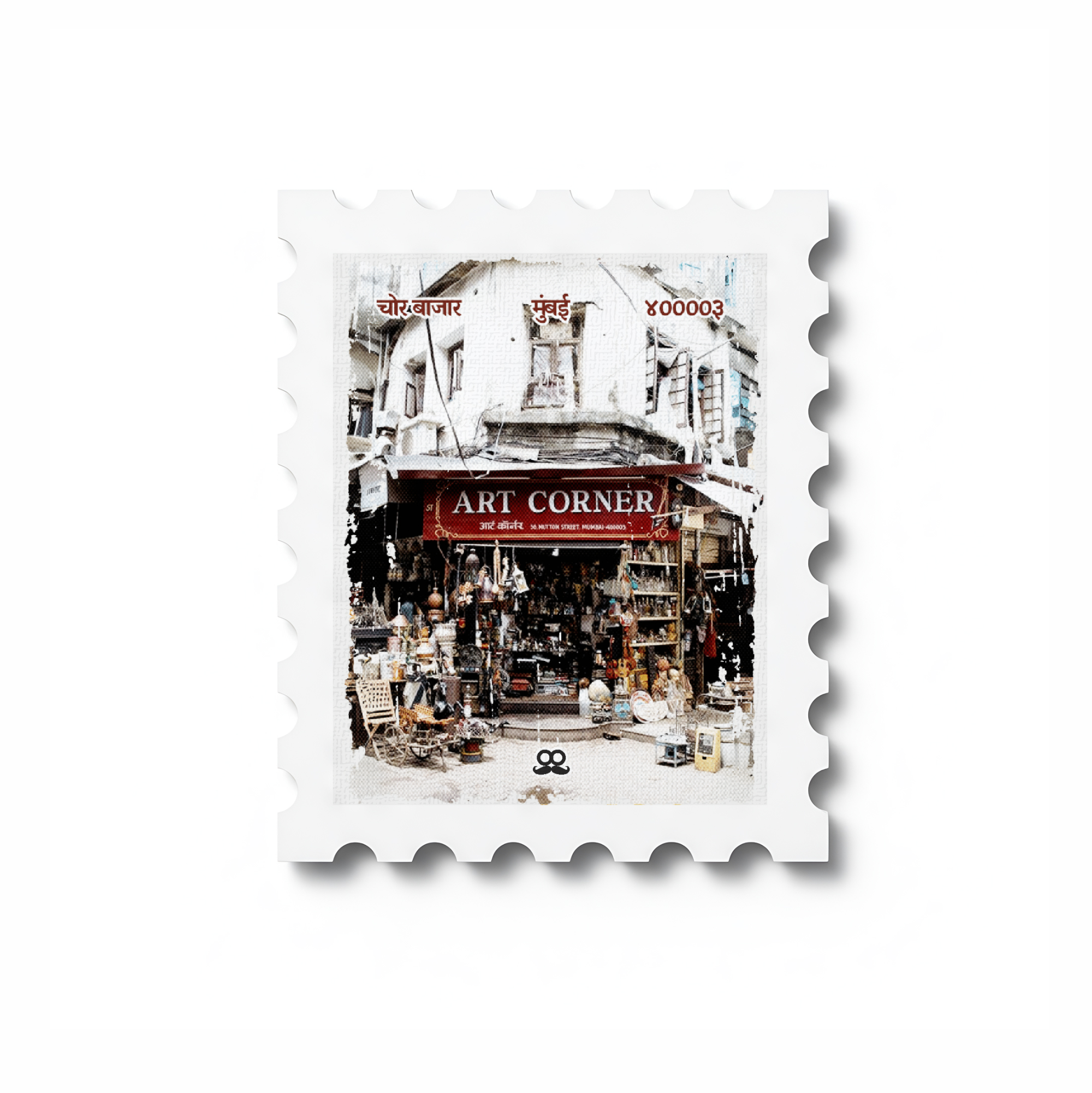 Chor Bazaar - Stamp Magnet MOOCH DESIGN STUDIO LLP