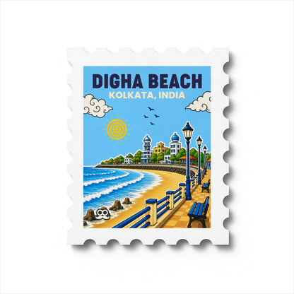 Digha bech - Magnetic Stamp