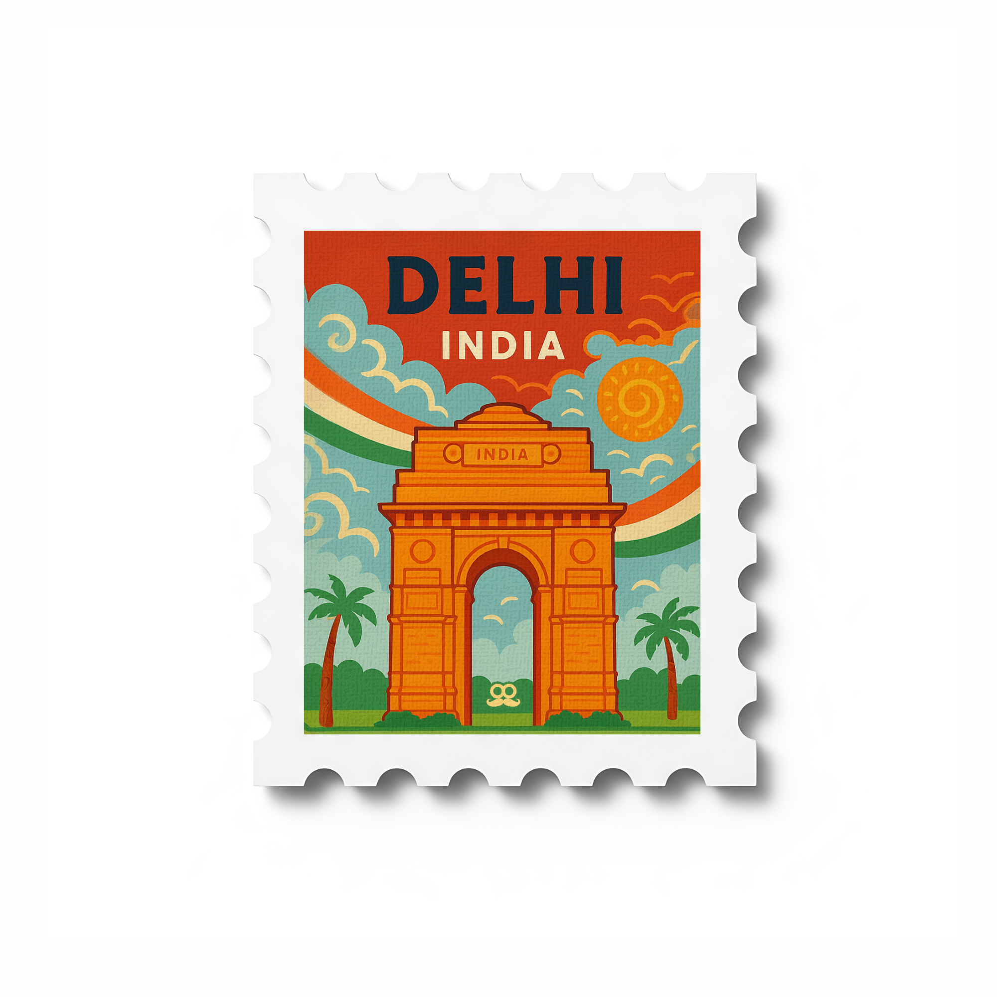 Delhi - Stamp Magnet MOOCH DESIGN STUDIO LLP