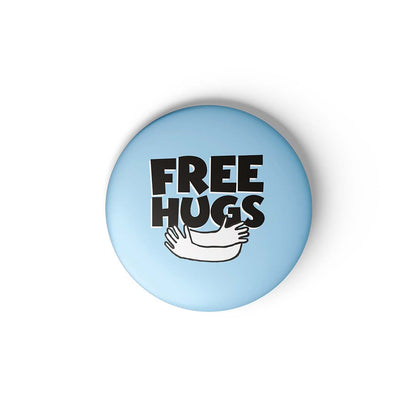 FREE HUGS - BADGE MAGNET