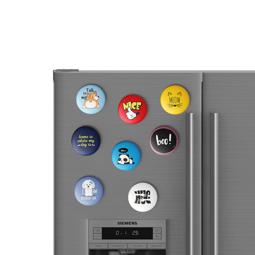 HUG - Magnetic Pin Badges / Fridge Magnet MOOCH DESIGN STUDIO