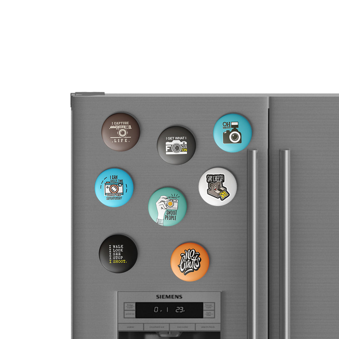 OH SHOOT! - Magnetic Pin Badges / Fridge Magnet MOOCH DESIGN STUDIO