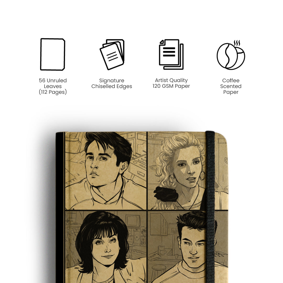 FRIENDS FAMILY - Handcrafted Diary MOOCH DESIGN STUDIO