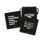 CREATE SOMETHING  + WILL IT BE EASY- COASTER MAGNETS - SET OF 2