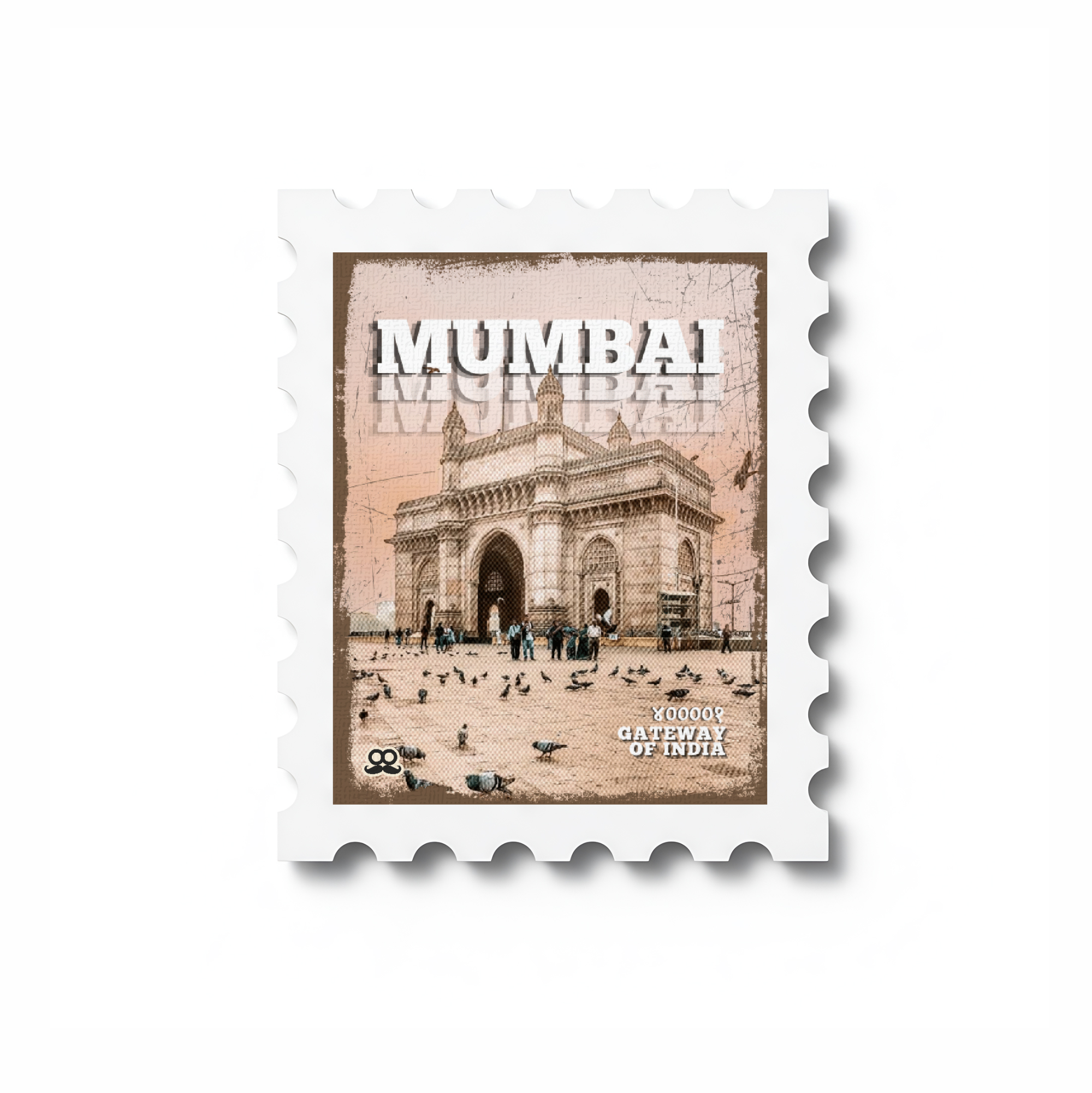 Gateway Of India - Stamp Magnet MOOCH DESIGN STUDIO LLP