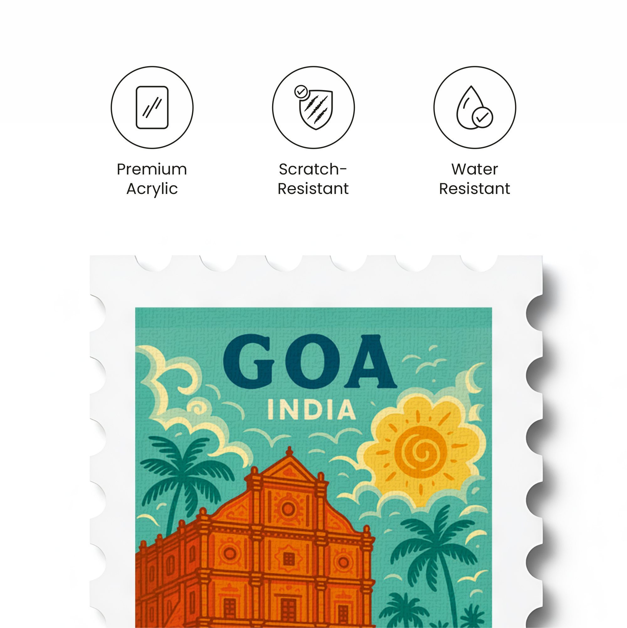 Goa - Stamp Magnet MOOCH DESIGN STUDIO LLP