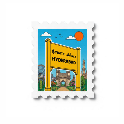 Hyderabad - Magnetic Stamp