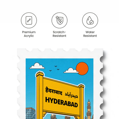 Hyderabad - Magnetic Stamp