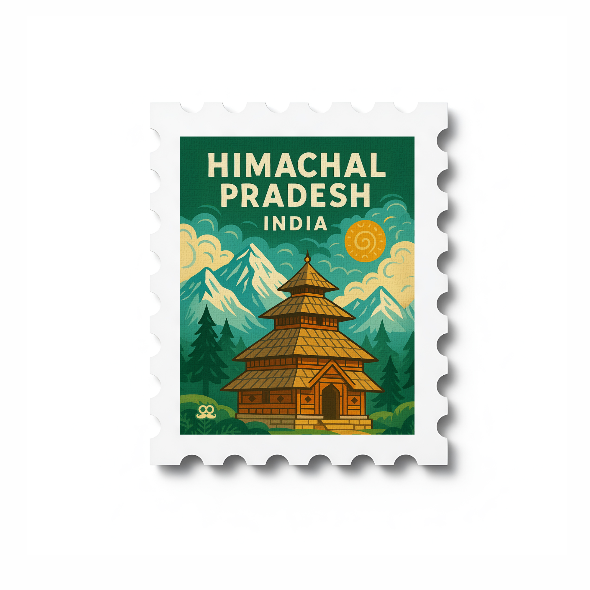 Himachal Pradesh - Stamp Magnet MOOCH DESIGN STUDIO LLP