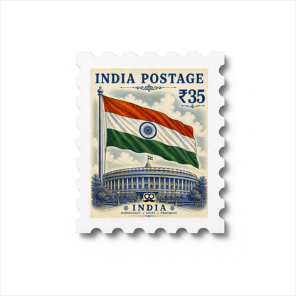 India Post India - Magnetic Stamp