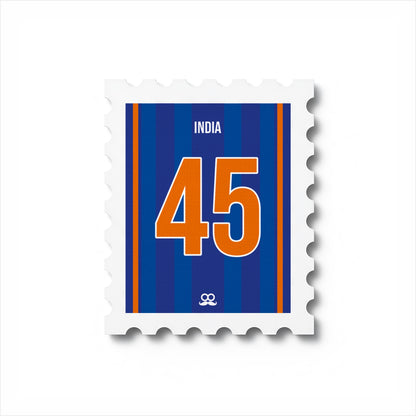 India Jersey no 45 - Magnetic Stamp
